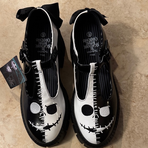 Disney Black and White Platform Shoes - Picture 3 of 7